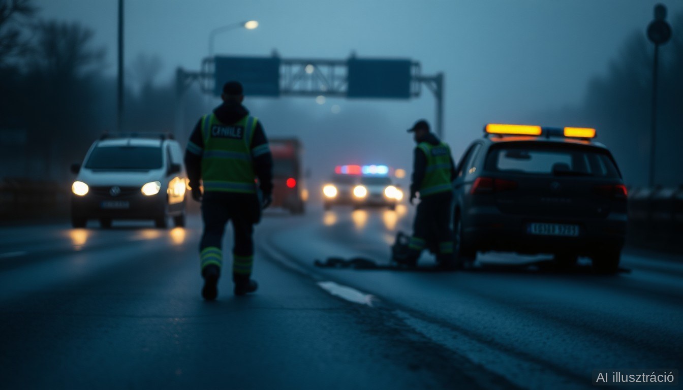 Nyolc halott az M1-esen – két baleset, teljes útzár Győrnél